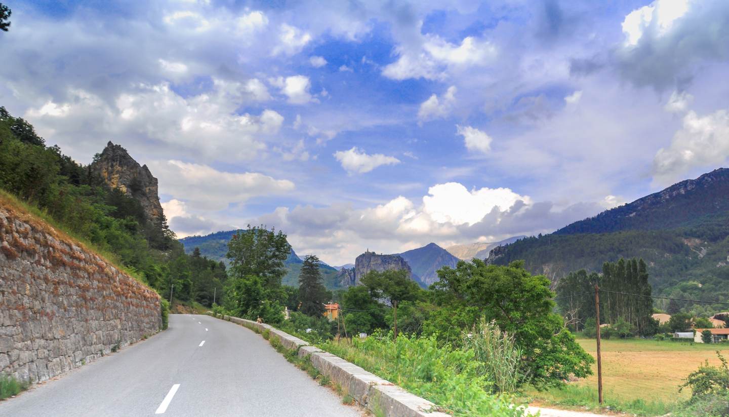 An insider’s guide to driving to the south of France - Road in Provence region, South of France